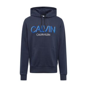 Calvin Klein Mikina  biela / modrá / námornícka modrá