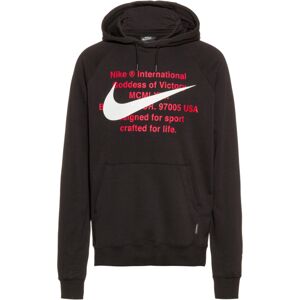 Nike Sportswear Mikina 'SWOOSH'  čierna / červená / biela