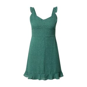 Abercrombie & Fitch Letné šaty  zelená / biela