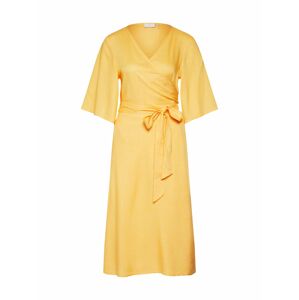 Kaffe Letné šaty 'Isabel'  žltá / strieborná