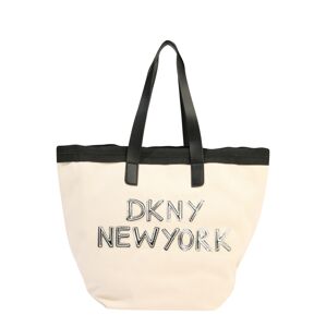 DKNY Shopper  béžová / strieborná / čierna
