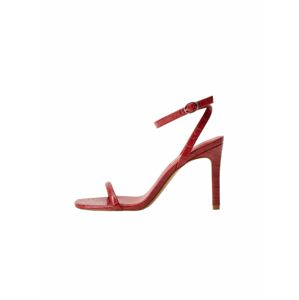 MANGO Remienkové sandále 'Lali'  červená