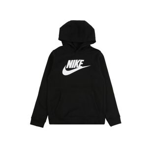 Nike Sportswear Mikina 'CLUB + HBR PO'  čierna / biela