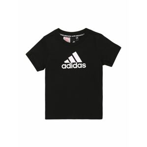 ADIDAS PERFORMANCE Funkčné tričko 'Must Have Badge of Sport'  čierna / biela