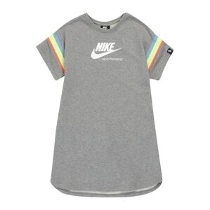 Nike Sportswear Šaty  sivá / biela / červená / zelená / modrá