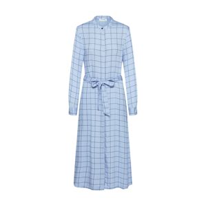 MOSS COPENHAGEN Košeľové šaty 'Meline Alana LS Dress AOP'  modrá