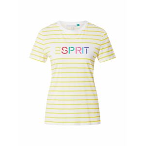 ESPRIT Tričko 'OCS'  zmiešané farby / žltá / pastelovo žltá