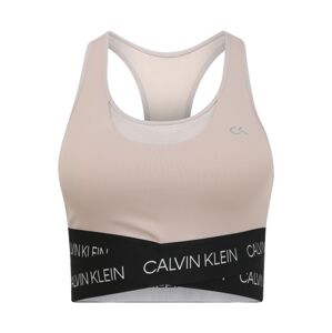 Calvin Klein Performance Športová podprsenka  čierna / béžová