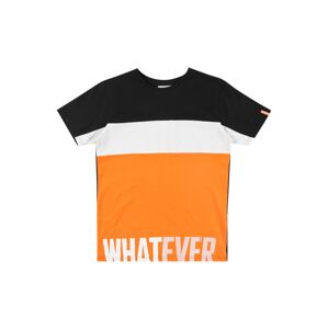 STACCATO Tričko  biela / čierna / oranžová
