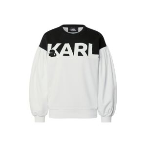 Karl Lagerfeld Mikina  biela / čierna