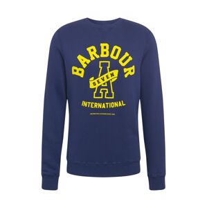 Barbour International Mikina  námornícka modrá / žltá