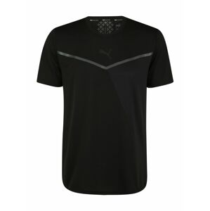 PUMA Funkčné tričko  čierna / sivá