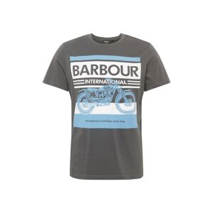 Barbour International Tričko  tmavosivá