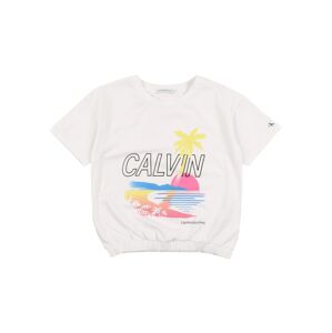 Calvin Klein Jeans Tričko 'CALVIN GRAPHIC SS T-SHIRT'  biela