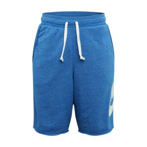 Nike Sportswear Nohavice  biela / kráľovská modrá