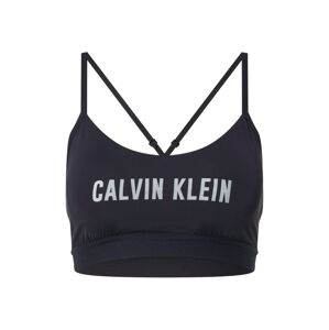 Calvin Klein Performance Športová podprsenka  čierna / svetlosivá