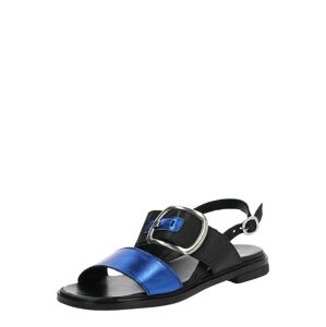 MJUS Remienkové sandále 'GRAM'  čierna / modrá