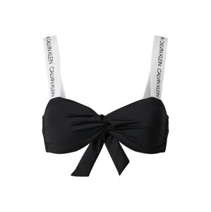 Calvin Klein Swimwear Bikinový top 'TWIST BANDEAU-RP'  čierna