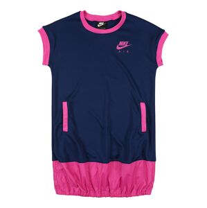 Nike Sportswear Šaty  fuksia / modrá