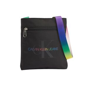 Calvin Klein Jeans Taška cez rameno 'MICRO FLATPACK PRIDE'  čierna / zmiešané farby