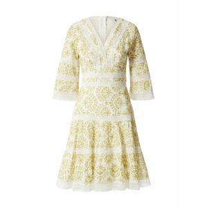 Forever Unique Šaty  prírodná biela / žltá