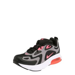 Nike Sportswear Tenisky 'AIR MAX 200 GS'  sivá / čierna / ružová