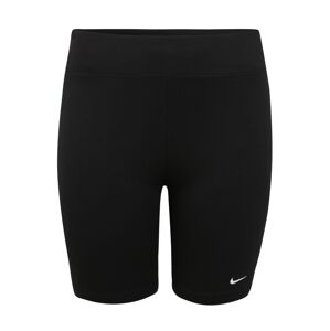 Nike Sportswear Nohavice 'W NSW LEGASEE BIKE SHORT PLUS'  biela / čierna