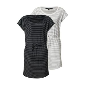 Vero Moda Petite Šaty 'VMAPRIL SS SHORT DRESS 2-PACK GA PETITE'  biela / čierna