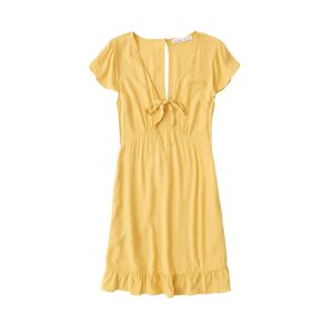Abercrombie & Fitch Letné šaty 'Babydoll'  žltá