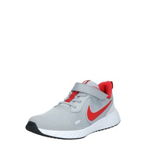 NIKE Športová obuv 'Revolution'  sivá / červená / biela