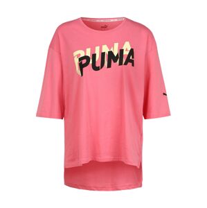 PUMA Funkčné tričko  čierna / žltá / ružová