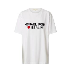 MICHAEL Michael Kors Tričko 'Berlin Heart'  biela / čierna / červená