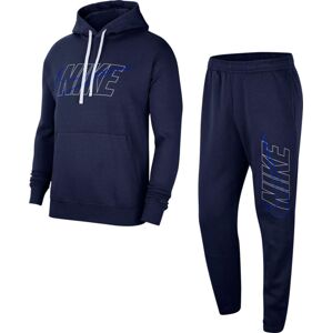 Nike Sportswear Joggingová súprava  biela / námornícka modrá
