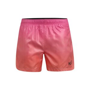 HUGO Plavecké šortky 'MALIBU'  ružová / oranžová