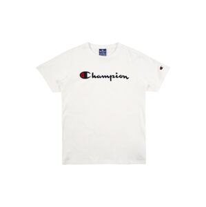 Champion Authentic Athletic Apparel Tričko  biela / tmavomodrá / svetločervená