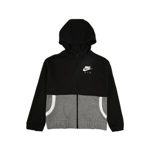 Nike Sportswear Mikina  čierna / sivá