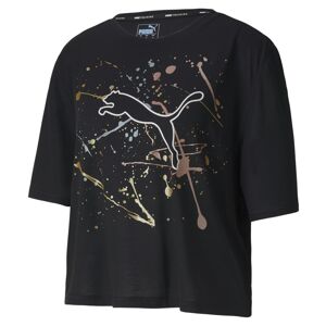 PUMA Funkčné tričko 'Metall Splash'  zlatá / čierna / ružové zlato