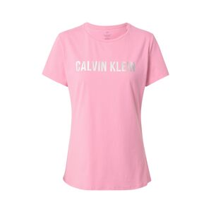 Calvin Klein Performance Funkčné tričko  strieborná / svetloružová
