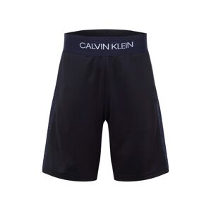 Calvin Klein Performance Športové nohavice  čierna / biela / tmavomodrá