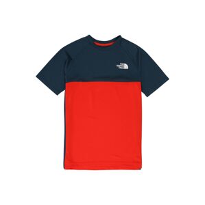 THE NORTH FACE Funkčné tričko 'REACTOR'  tmavomodrá / červená / biela