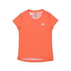 ADIDAS PERFORMANCE Funkčné tričko 'Aeroready'  oranžová / biela