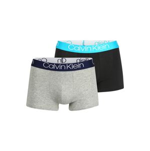 Calvin Klein Underwear Boxerky  tyrkysová / čierna / sivá
