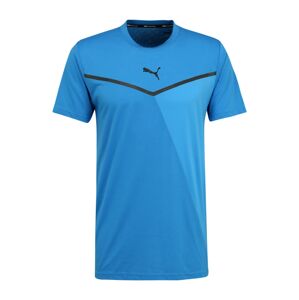 PUMA Funkčné tričko  čierna / modrá