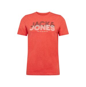 JACK & JONES Tričko 'Jcolex Tee'  červená melírovaná