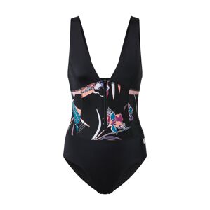 ROXY Športové jednodielne plavky  zmiešané farby / čierna