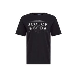SCOTCH & SODA Tričko  čierna / biela