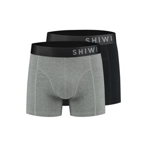 Shiwi Boxerky 'Solid'  sivá / čierna