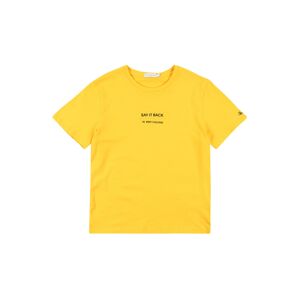 Calvin Klein Jeans Tričko  čierna / žltá