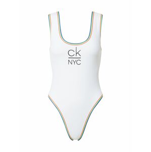 Calvin Klein Swimwear Jednodielne plavky 'SCOOP ONE PIECE'  biela