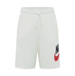 Nike Sportswear Nohavice 'Alumni'  biela / čierna / červená